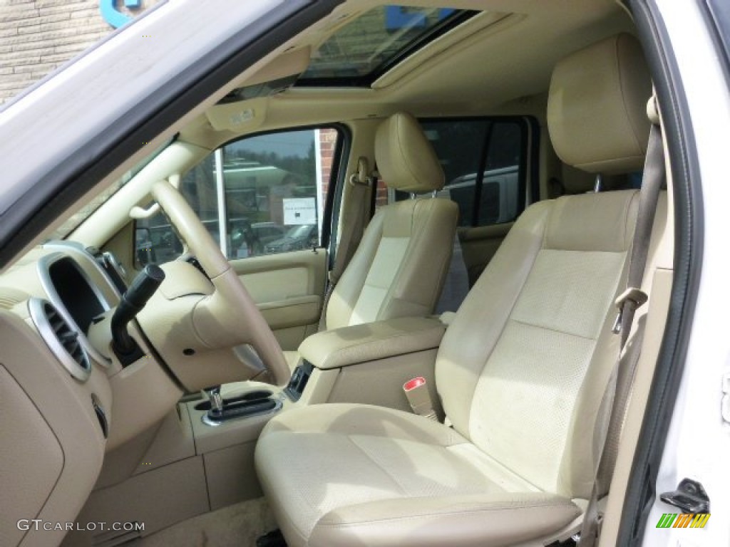 2010 Mountaineer V6 Premier AWD - White Suede / Camel photo #9