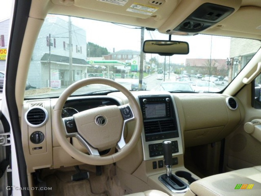 2010 Mountaineer V6 Premier AWD - White Suede / Camel photo #11