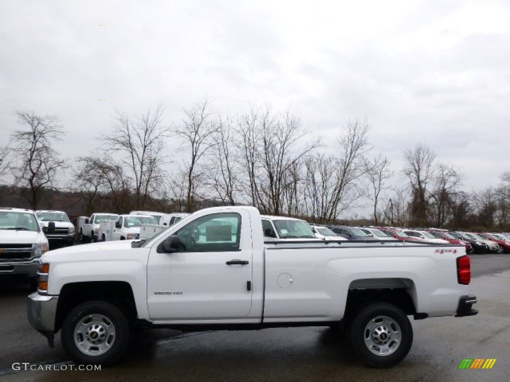 Summit White 2015 Chevrolet Silverado 2500HD WT Regular Cab 4x4 Exterior Photo #92520429
