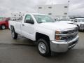 Summit White - Silverado 2500HD WT Regular Cab 4x4 Photo No. 4
