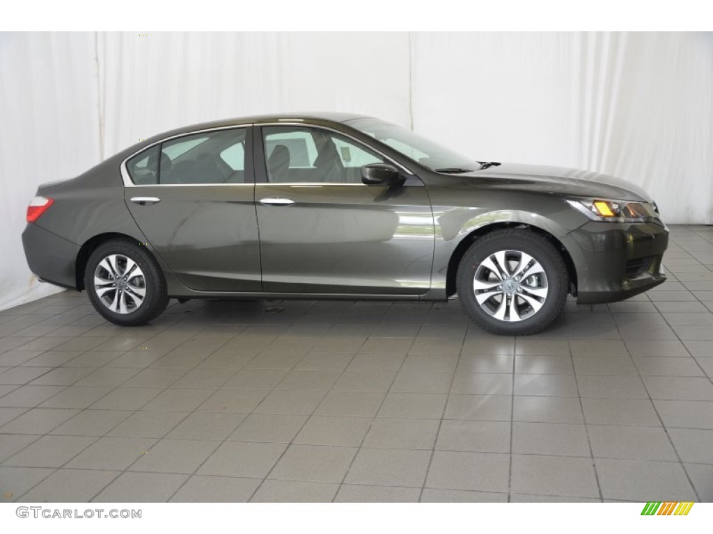 2014 Accord LX Sedan - Hematite Metallic / Black photo #4