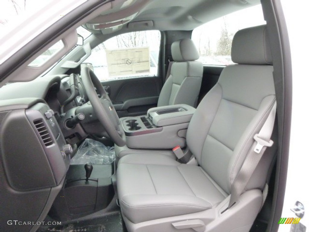 Jet Black/Dark Ash Interior 2015 Chevrolet Silverado 2500HD WT Regular Cab 4x4 Photo #92520528