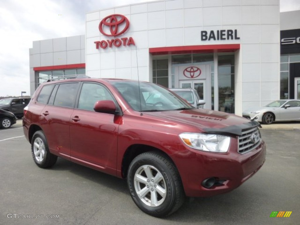 Salsa Red Pearl Toyota Highlander