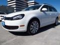 Pure White - Jetta TDI SportWagen Photo No. 3