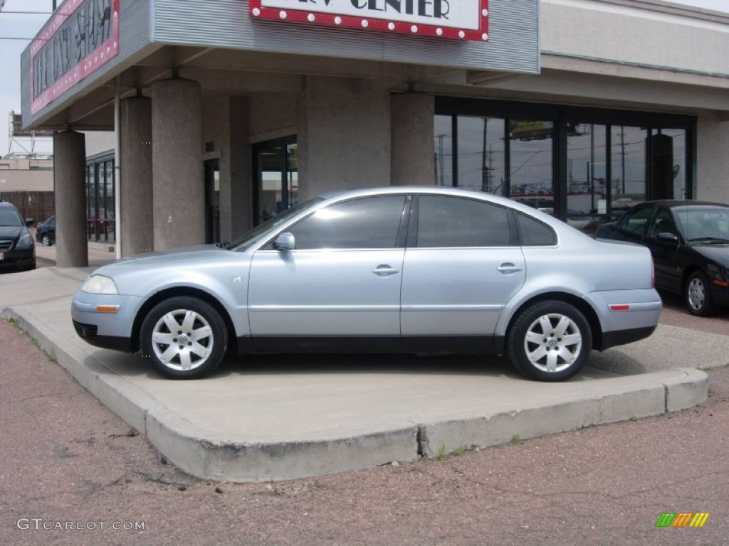 2003 Passat GLX 4Motion Sedan - Reflex Silver Metallic / Grey photo #10