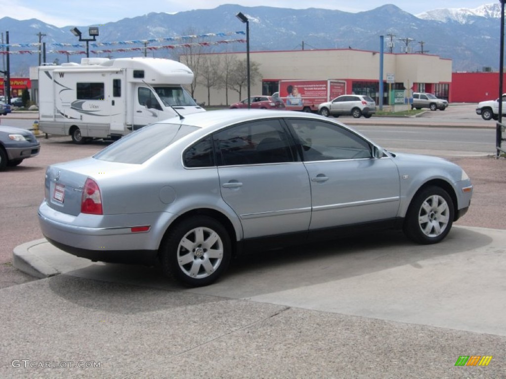 2003 Passat GLX 4Motion Sedan - Reflex Silver Metallic / Grey photo #14