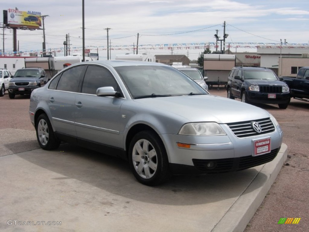 2003 Passat GLX 4Motion Sedan - Reflex Silver Metallic / Grey photo #16