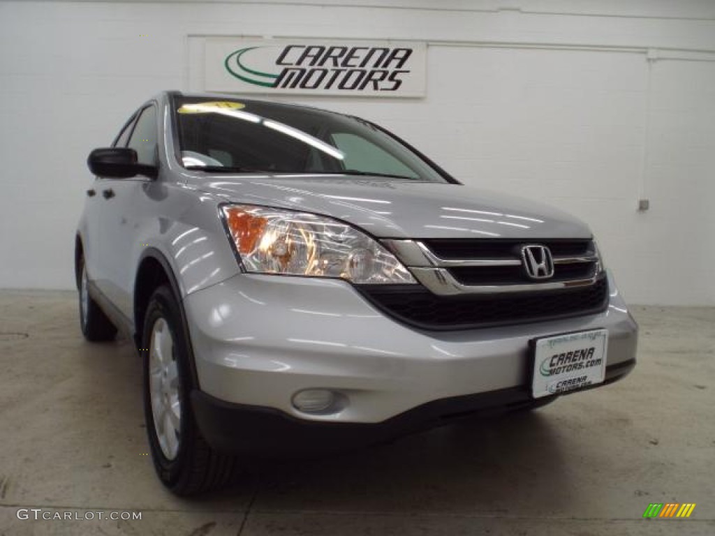 2011 CR-V SE 4WD - Alabaster Silver Metallic / Gray photo #6