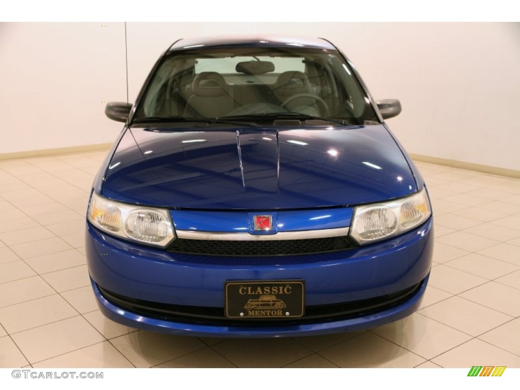 2003 ION 2 Sedan - Bright Blue / Gray photo #2