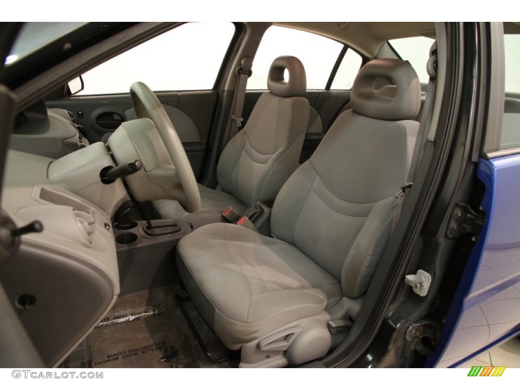 2003 ION 2 Sedan - Bright Blue / Gray photo #4
