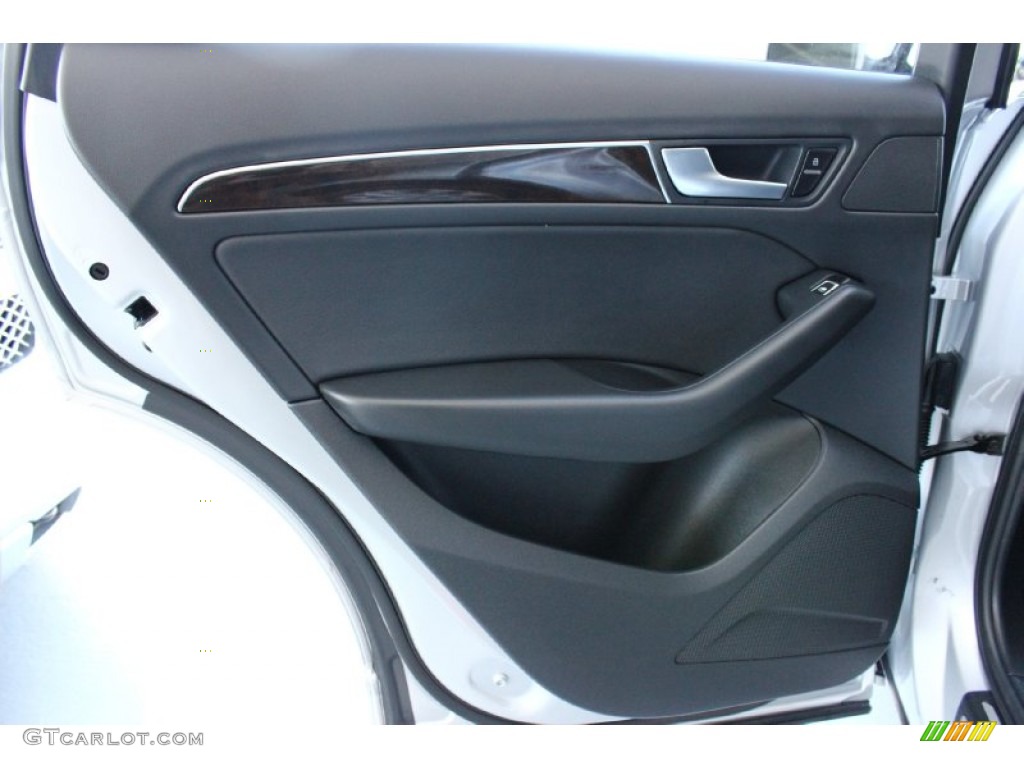 2014 Audi Q5 2.0 TFSI quattro Black Door Panel Photo #92527140