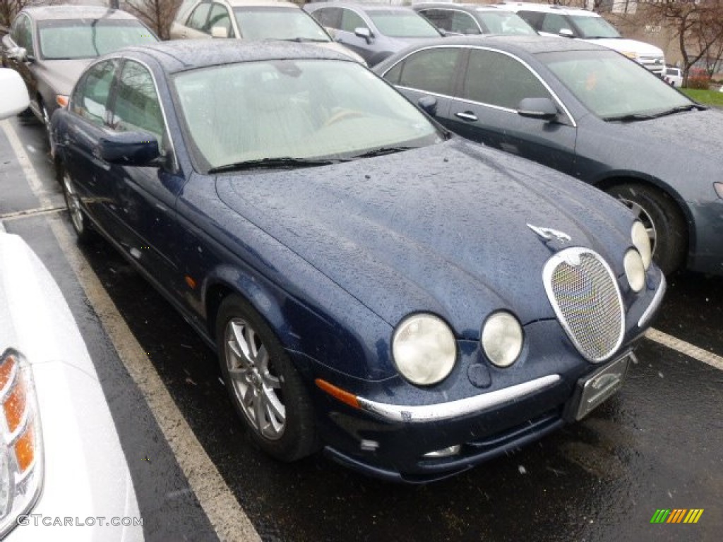 2000 S-Type 4.0 - Sapphire Blue / Cashmere photo #1