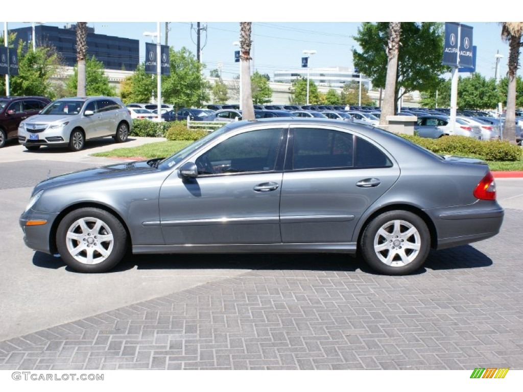 2008 E 320 BlueTEC Sedan - Flint Grey Metallic / Black photo #5