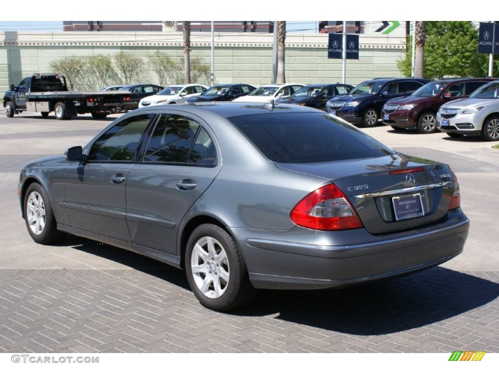 2008 E 320 BlueTEC Sedan - Flint Grey Metallic / Black photo #7