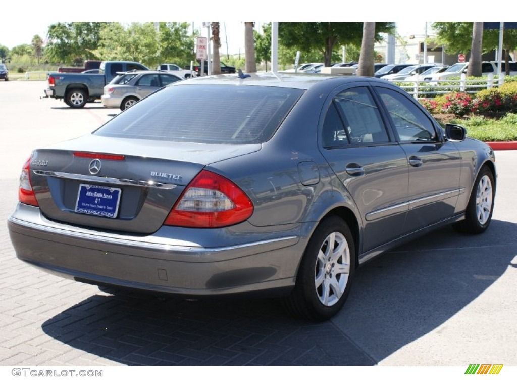 2008 E 320 BlueTEC Sedan - Flint Grey Metallic / Black photo #8