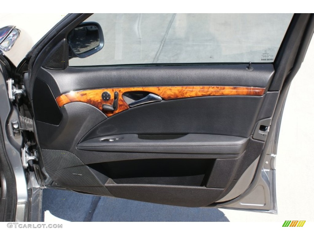 2008 E 320 BlueTEC Sedan - Flint Grey Metallic / Black photo #18
