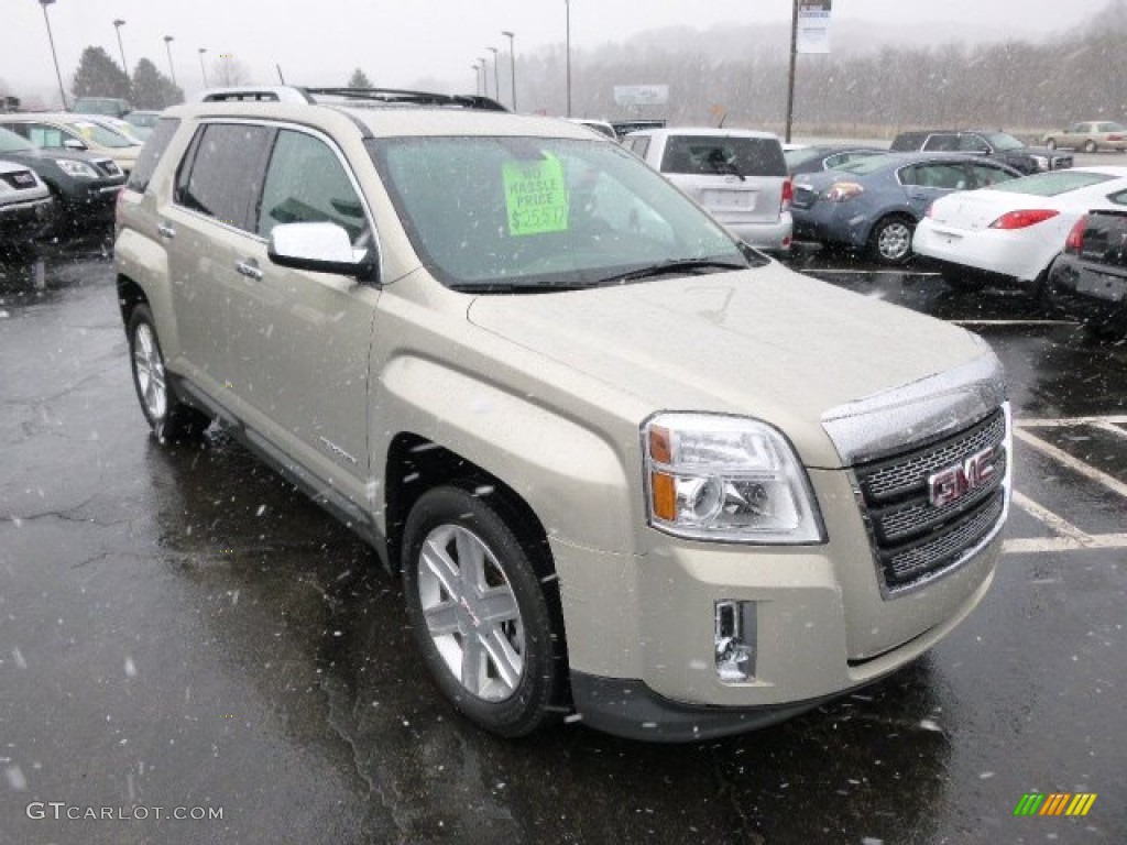Gold Mist Metallic 2011 GMC Terrain SLT AWD Exterior Photo #92530419