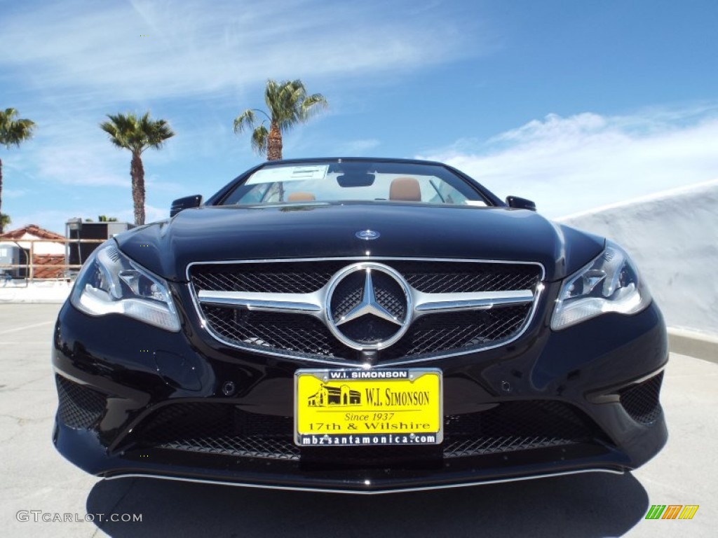 2014 E 350 Cabriolet - Black / Natural Beige/Black photo #2