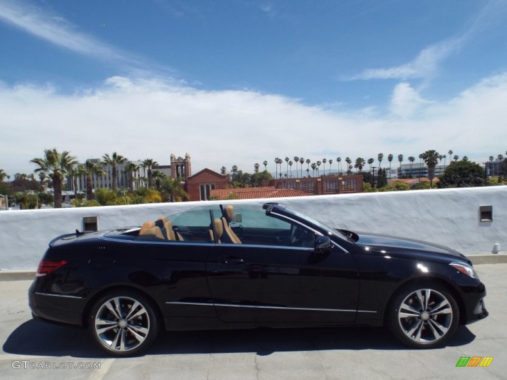 2014 E 350 Cabriolet - Black / Natural Beige/Black photo #3