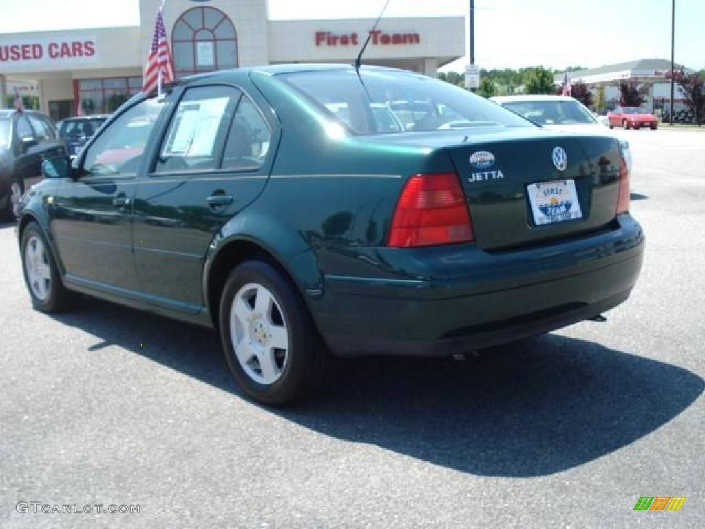 1999 Jetta GLS Sedan - Bright Green Pearl / Beige photo #4