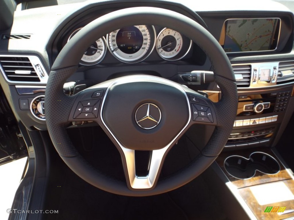 2014 E 350 Cabriolet - Black / Natural Beige/Black photo #7