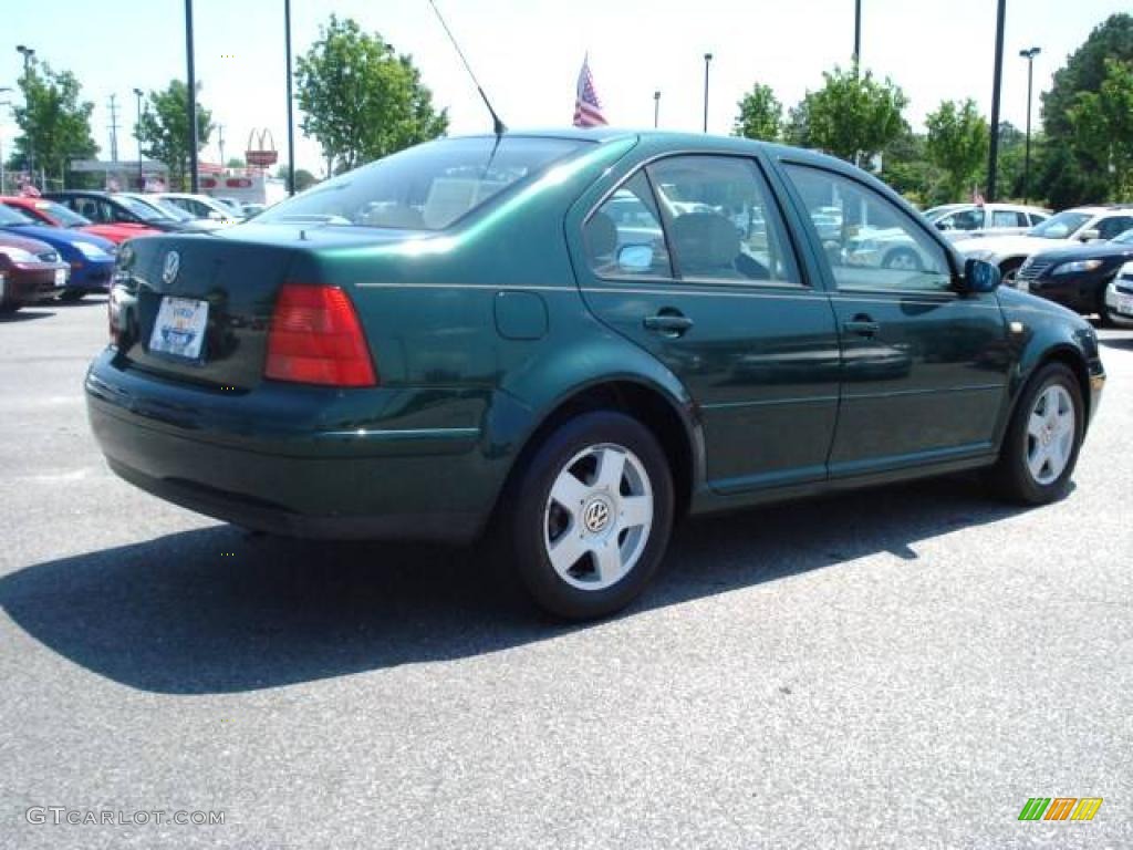 1999 Jetta GLS Sedan - Bright Green Pearl / Beige photo #6