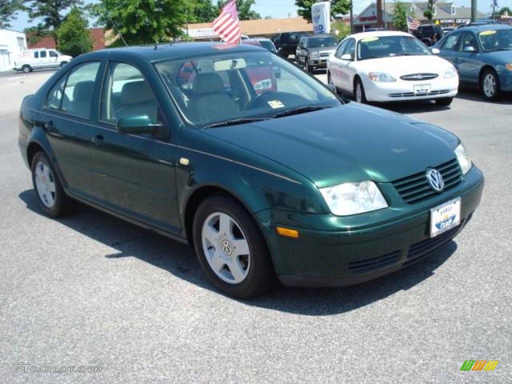 1999 Jetta GLS Sedan - Bright Green Pearl / Beige photo #8