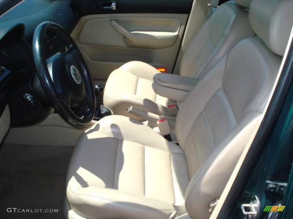 1999 Jetta GLS Sedan - Bright Green Pearl / Beige photo #10
