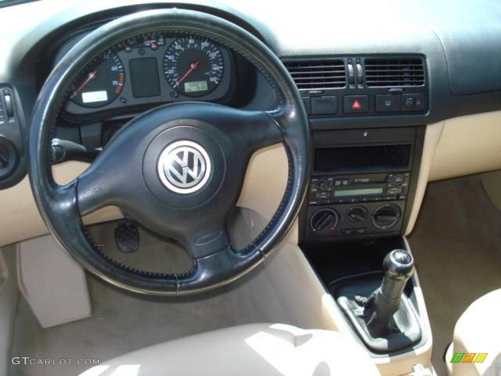 1999 Jetta GLS Sedan - Bright Green Pearl / Beige photo #12