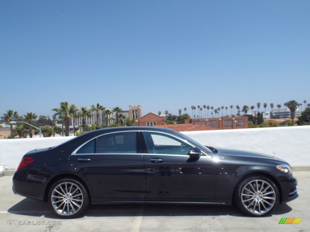 Magnetite Black Metallic 2014 Mercedes-Benz S 550 Sedan Exterior Photo #92532528