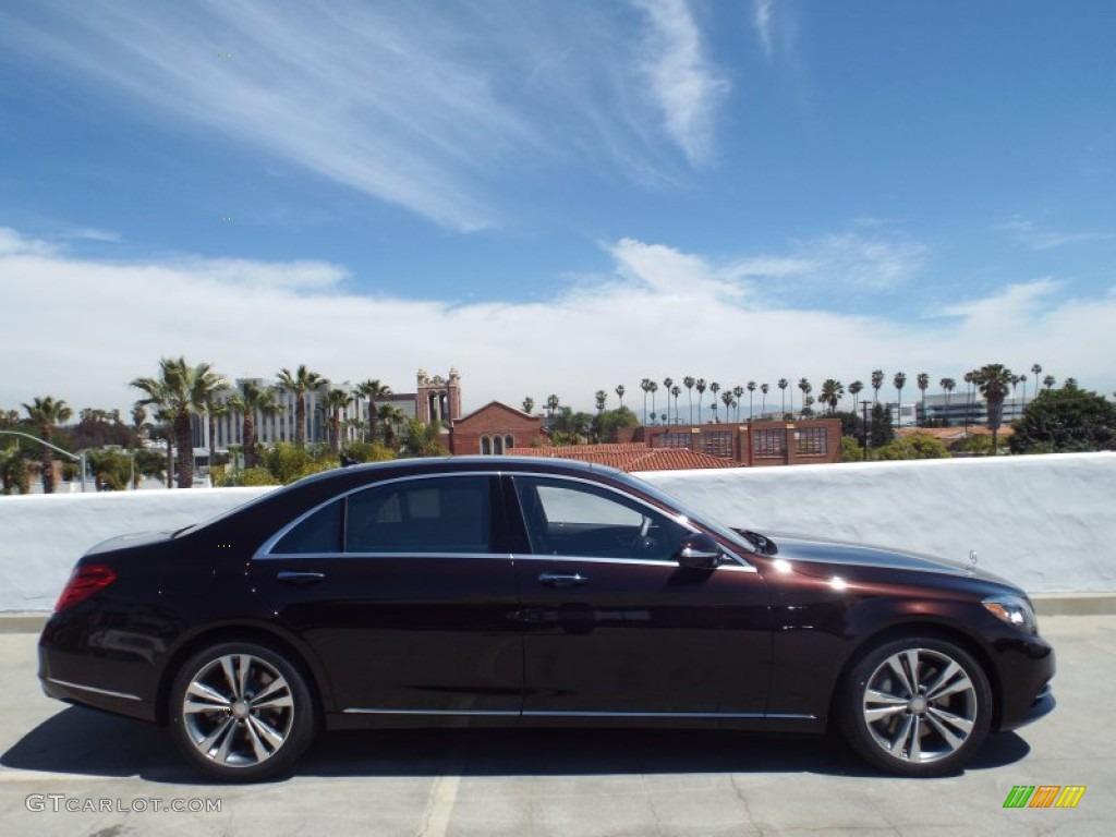 2014 S 550 Sedan - Ruby Black Metallic / Black photo #3