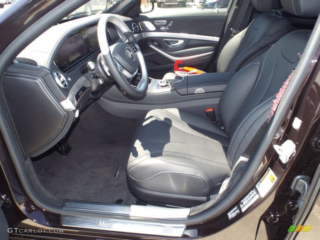 2014 S 550 Sedan - Ruby Black Metallic / Black photo #7