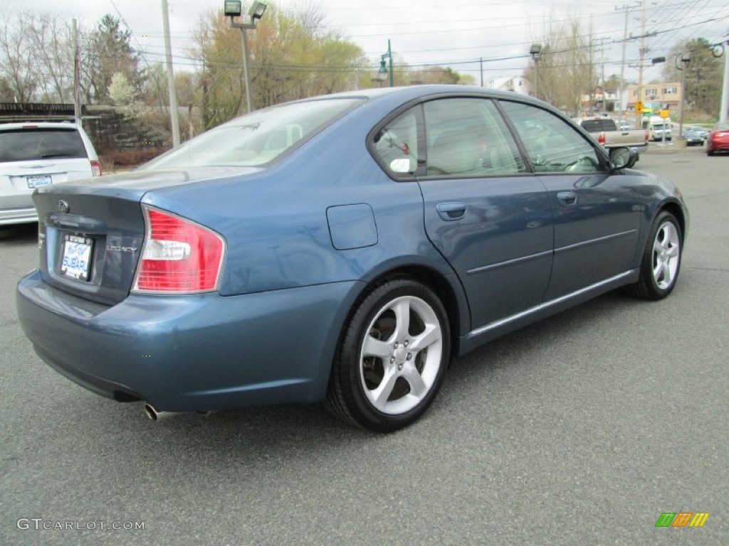 2006 Legacy 2.5i Limited Sedan - Atlantic Blue Pearl / Taupe photo #6