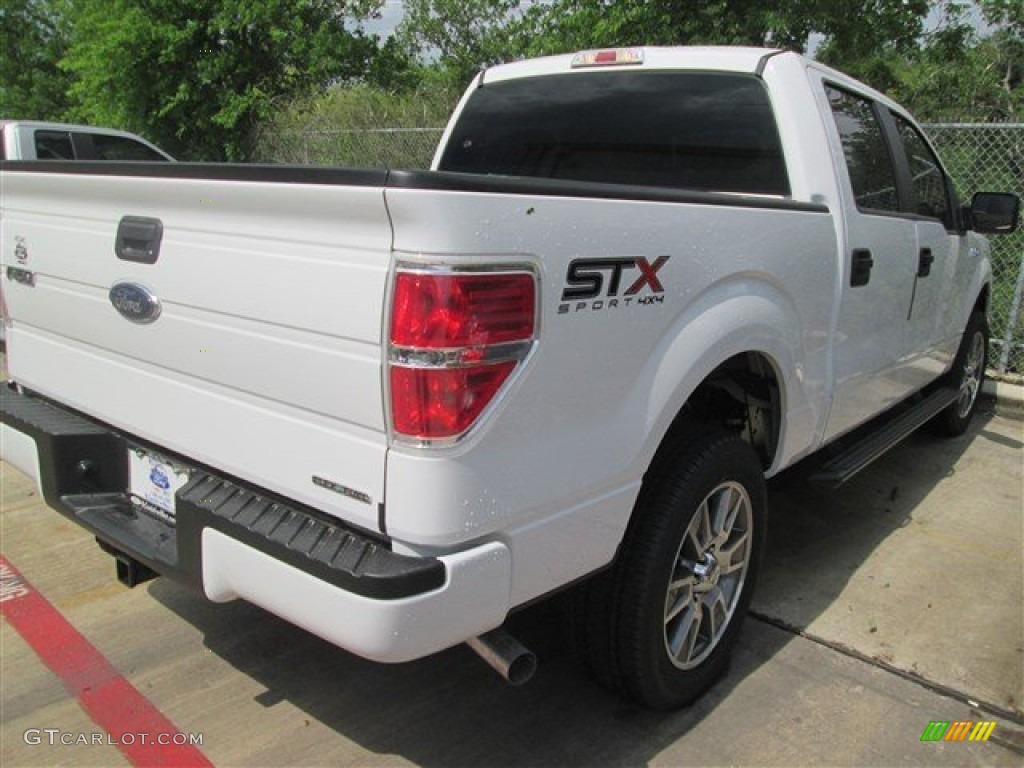 2014 F150 STX SuperCrew 4x4 - Oxford White / Black photo #4