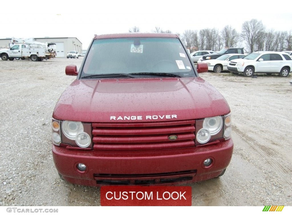 2004 Range Rover HSE - Alveston Red Metallic / Sand/Jet Black photo #2