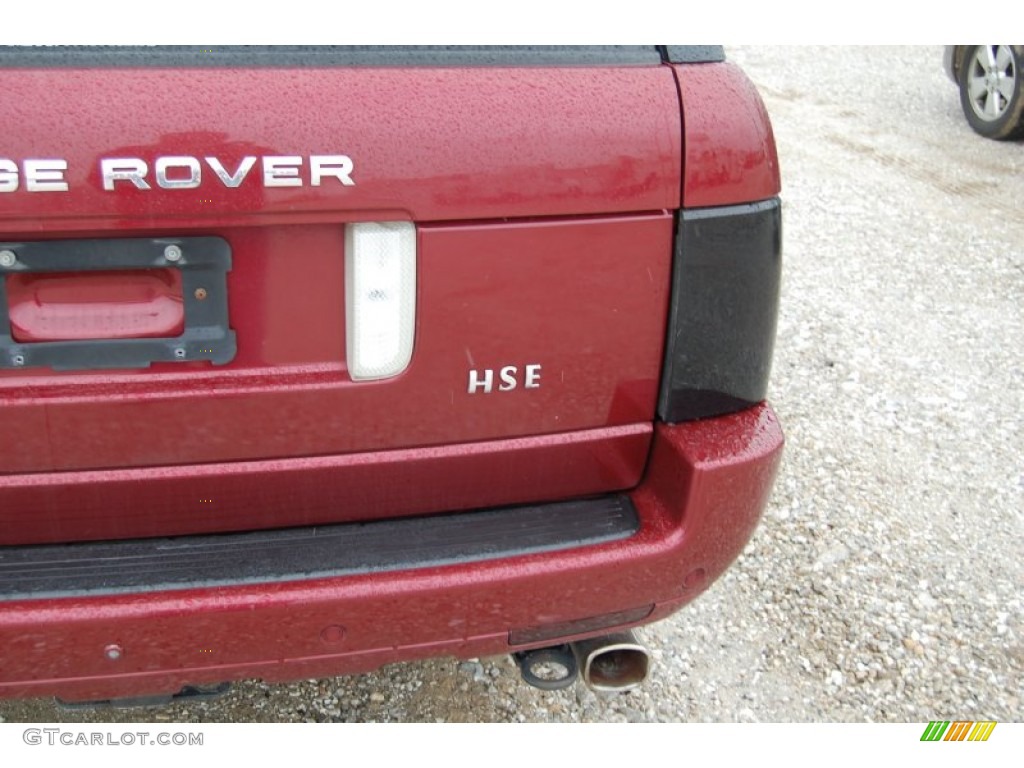 2004 Range Rover HSE - Alveston Red Metallic / Sand/Jet Black photo #6