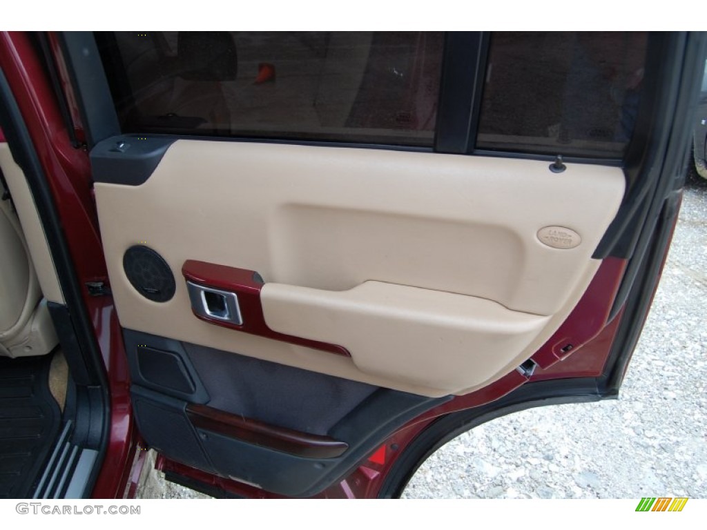 2004 Range Rover HSE - Alveston Red Metallic / Sand/Jet Black photo #12