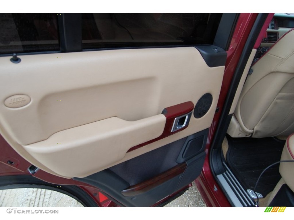 2004 Range Rover HSE - Alveston Red Metallic / Sand/Jet Black photo #22