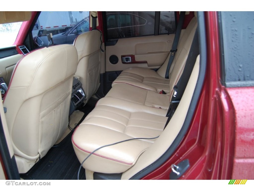 2004 Range Rover HSE - Alveston Red Metallic / Sand/Jet Black photo #24