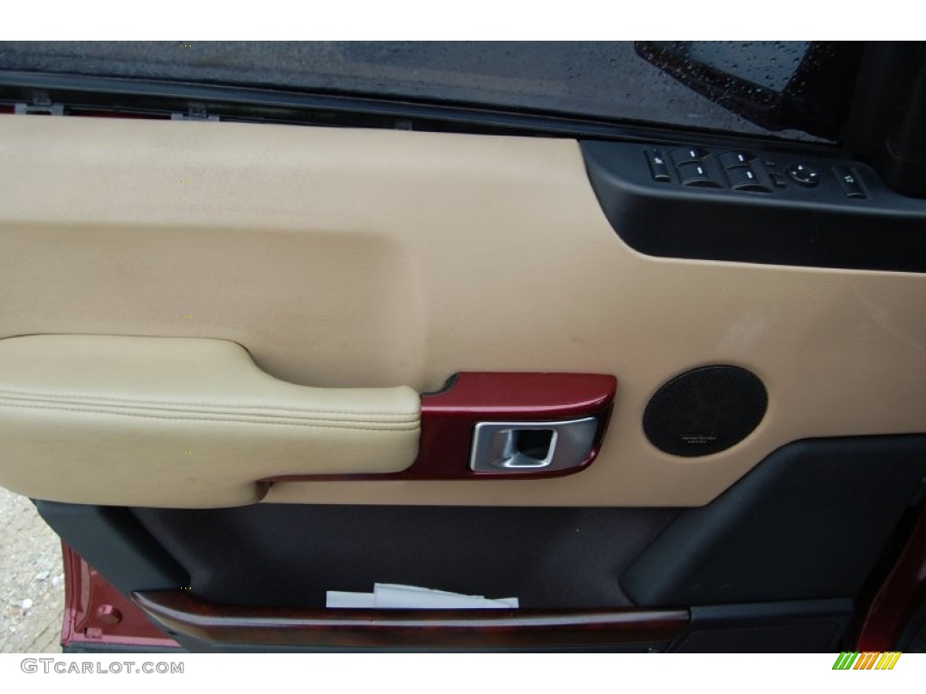 2004 Range Rover HSE - Alveston Red Metallic / Sand/Jet Black photo #35