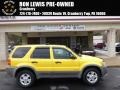 Chrome Yellow Metallic 2001 Ford Escape XLT V6 4WD