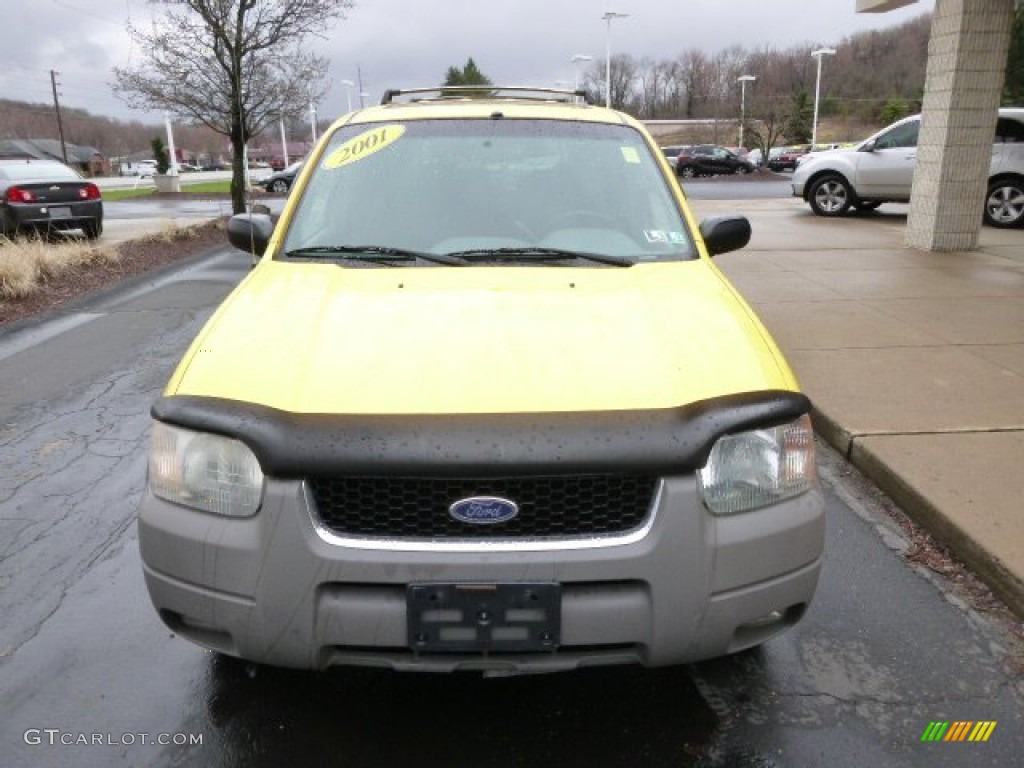 2001 Escape XLT V6 4WD - Chrome Yellow Metallic / Medium Graphite Grey photo #3