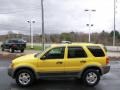 2001 Chrome Yellow Metallic Ford Escape XLT V6 4WD  photo #5