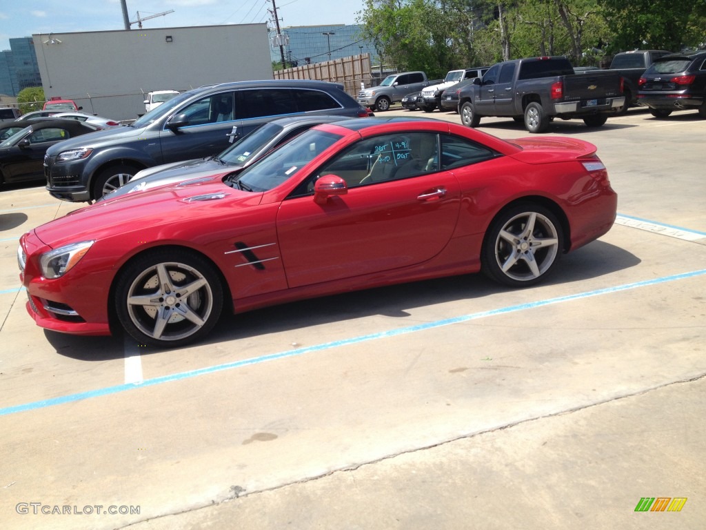 Mars Red 2014 Mercedes-Benz SL 550 Roadster Exterior Photo #92541531