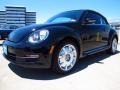 2014 Black Volkswagen Beetle 2.5L Convertible  photo #3