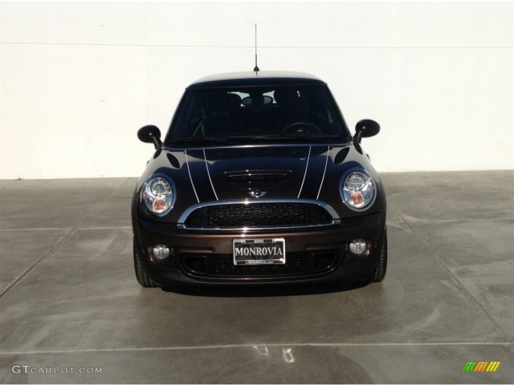 2012 Cooper S Hardtop - Hot Chocolate Metallic / Carbon Black Lounge Leather photo #3