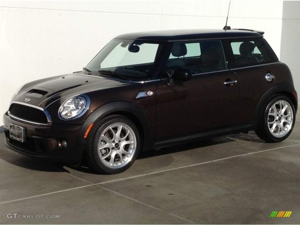 2012 Cooper S Hardtop - Hot Chocolate Metallic / Carbon Black Lounge Leather photo #5