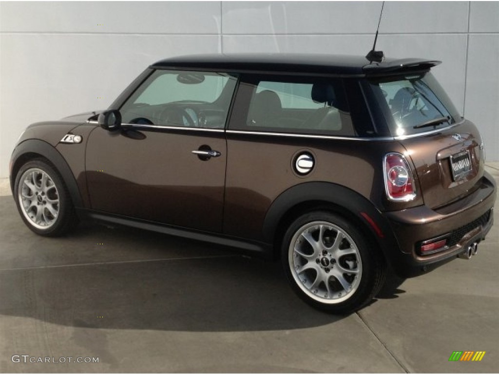 2012 Cooper S Hardtop - Hot Chocolate Metallic / Carbon Black Lounge Leather photo #7