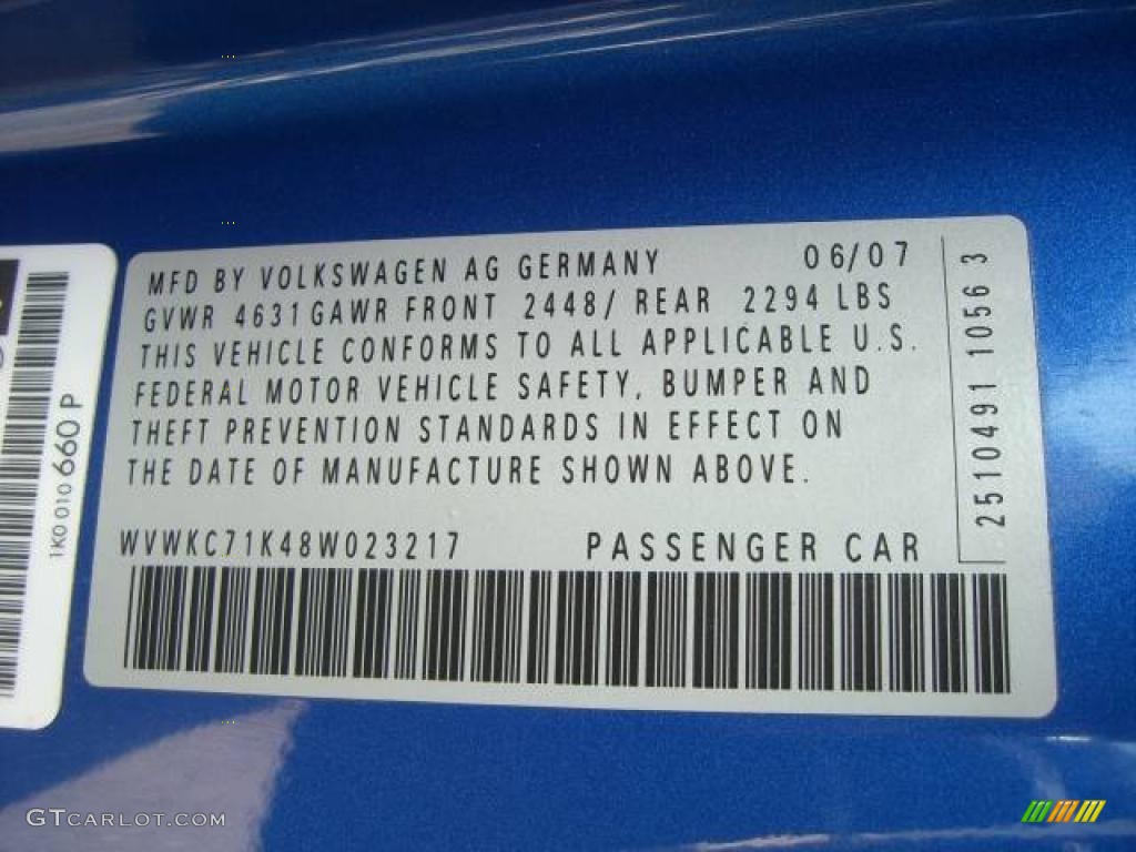 2008 R32  - Deep Blue Metallic / Anthracite photo #46
