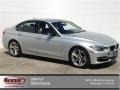 2014 Glacier Silver Metallic BMW 3 Series 328i Sedan  photo #1